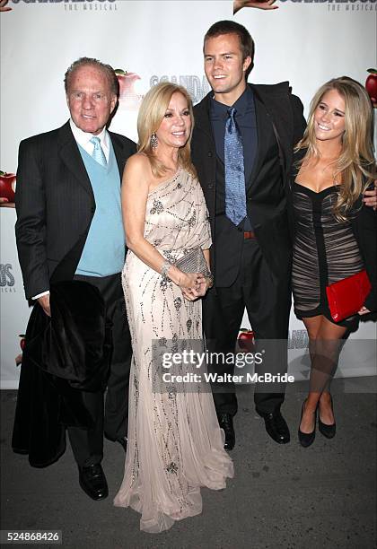 Frank Gifford, Kathie Lee Gifford, Cody Gifford and Cassidy Erin Gifford attending the Broadway Opening Night Performance After Party for 'Scandalous...