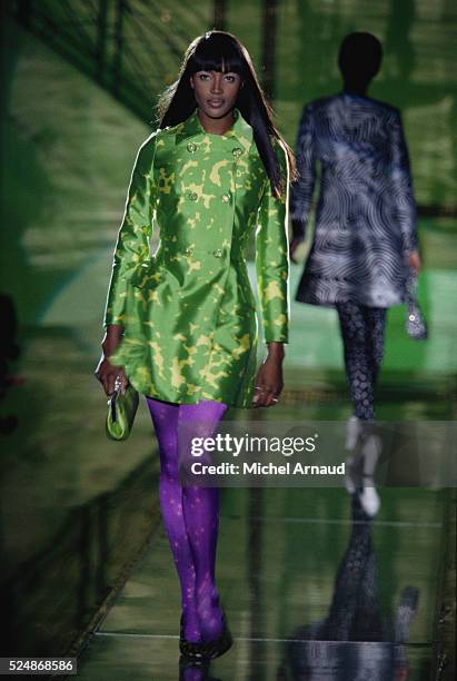 Naomi Cambell in Versace Dress.