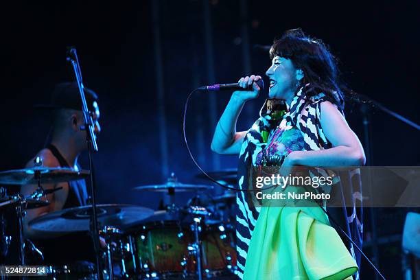 Kimbra perform live at We The Fest 2015 that held in Jakarta, August 9, 2015. Kimbra, is a New Zealand recording artist based in Los Angeles....