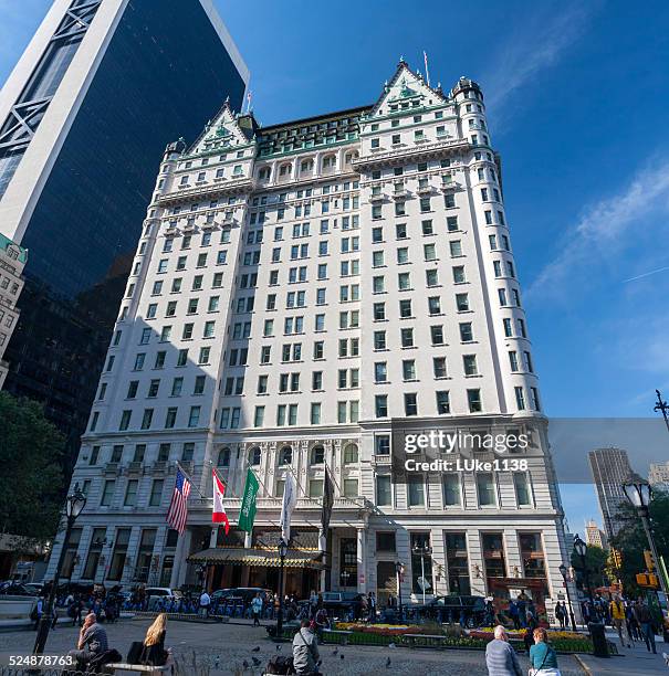 the plaza hotel (manhattan) - hotel plaza manhattan stock pictures, royalty-free photos & images