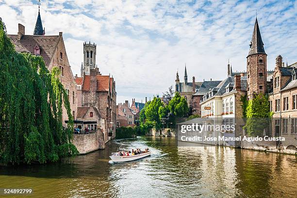 bruges canal - bruges stock pictures, royalty-free photos & images