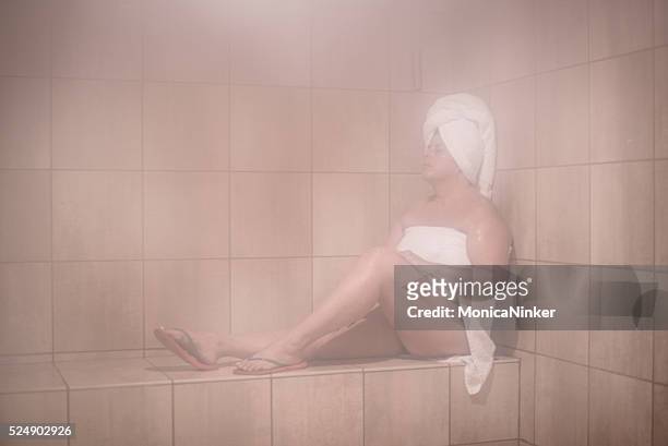 steam room - hot spanish women stock pictures, royalty-free photos & images