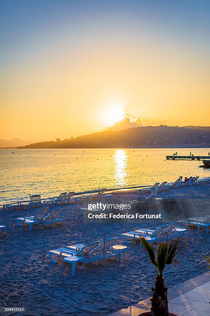 Sunset on the French Riviera