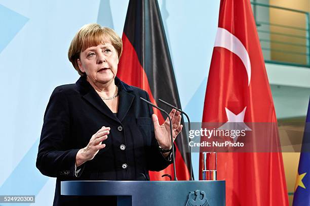 Berlin , October 31, 2012 - Angela Merkel meets the Turkish PM Erdogan. The topics was the Bilateral relations and the international issues,...