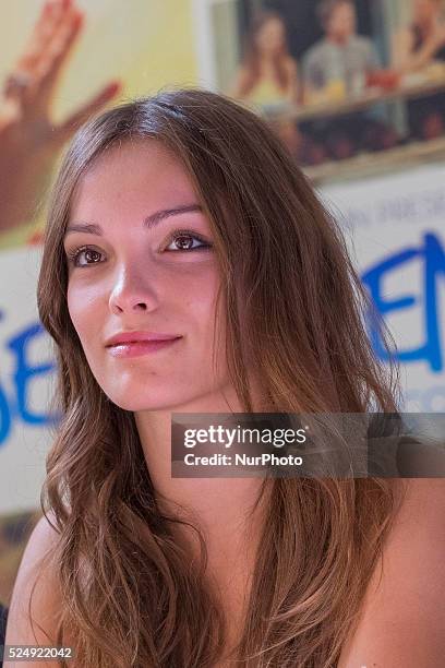 Lola Le Lann attends 'Un moment d'egarement' photocall at Instituto Frances on September 5, 2015 in Madrid, Spain.