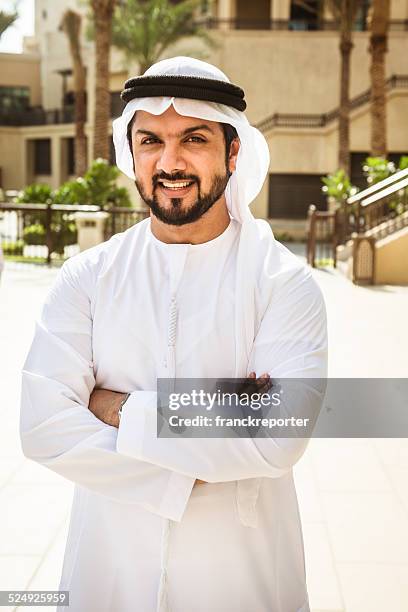 arabic sheik portrait - kaftan stock pictures, royalty-free photos & images