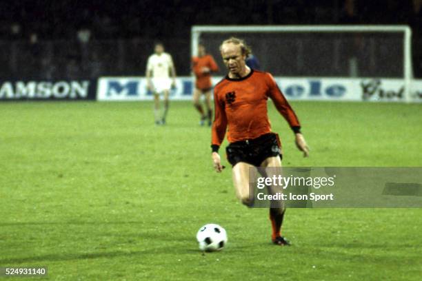 Ruud Geels of Holland during the European Championship between Czechoslovakia and Holland in Stadium Maksimir, Zagreb, Yugoslavia on 16th June, 1976