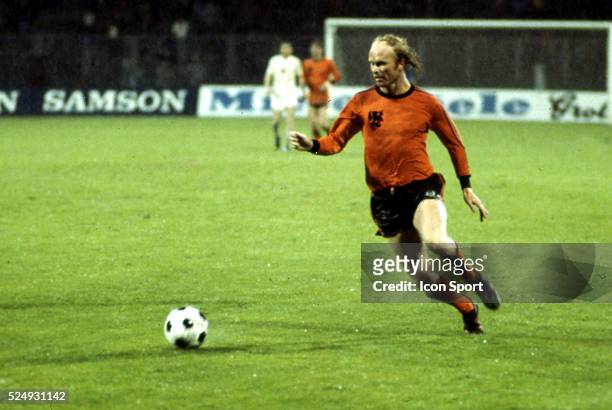 Ruud Geels of Holland during the European Championship between Czechoslovakia and Holland in Stadium Maksimir, Zagreb, Yugoslavia on 16th June, 1976