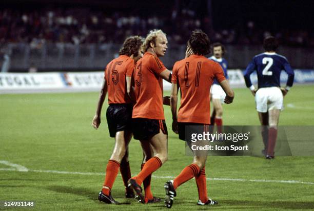 Ruud Geels of Holland during the European Championship for the 3rd place between Holland and Yugoslavia in Stadium Maksimir, Zagreb, Yugoslavia on...