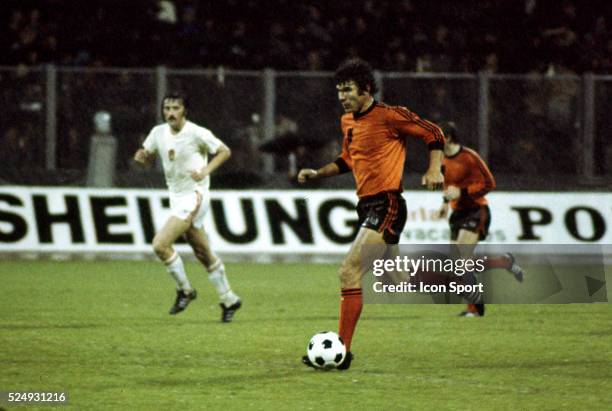 Wim van Hanegem of Holland during the European Championship between Czechoslovakia and Holland in Stadium Maksimir, Zagreb, Yugoslavia on 16th June,...