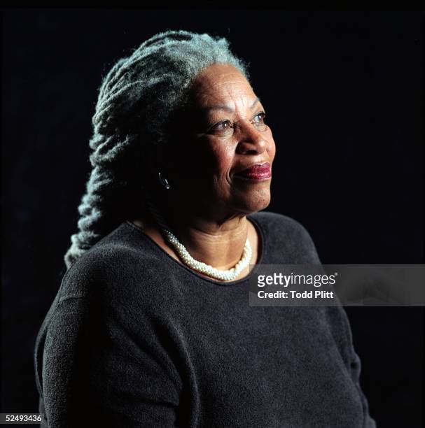 Author Toni Morrison poses for a portrait for her book entitled "Love" in Midtown Manhattan on August 29, 2002 in New York City.