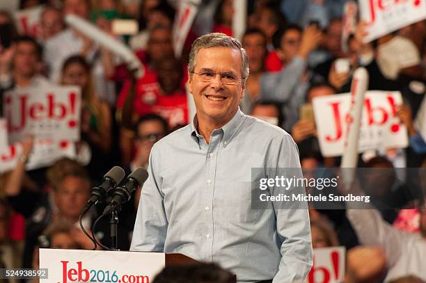 June 15, 2015 Former Governor Jeb Bush Announces his 2016 Presidency in Miami, Florida