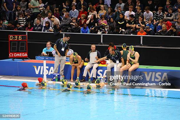 The Visa Water Polo International Women's competition, Australia vs Hungary at the Water Polo Arena London Olympic Park 5 May 2012 --- Image by ��...