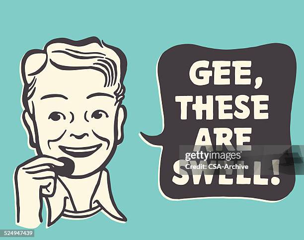ilustraciones, imágenes clip art, dibujos animados e iconos de stock de gee son de ondulación - galleta dulces