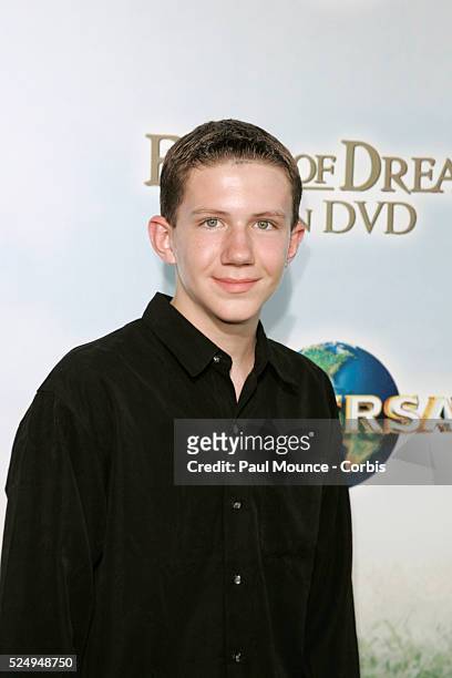 Actor Cole Evan Weiss arrives at the 15th Anniversary DVD release celebration of "Field Of Dreams."