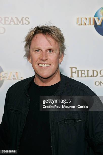 Actor Gary Busey arrives at the 15th Anniversary DVD release celebration of "Field Of Dreams."