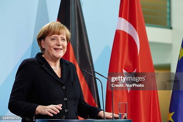 Berlin , October 31, 2012 - Angela Merkel meets the Turkish PM Erdogan. The topics was the Bilateral relations and the international issues,...