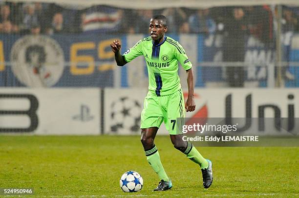Chelsea's Ramires during the Olympique de Marseille vs. Chelsea FC UEFA Champions League Matchday 6 Group F at the Stade Velodrome on December 8th,...