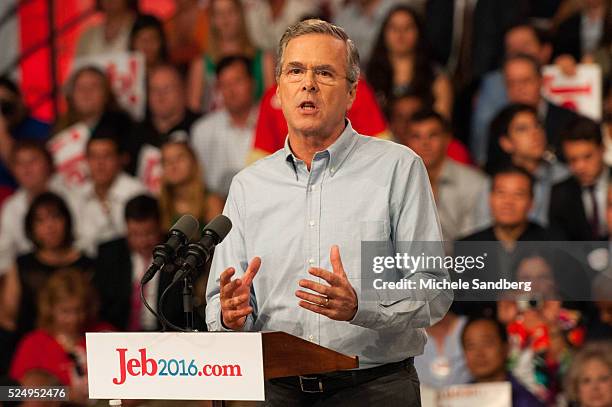 June 15, 2015 Former Governor Jeb Bush Announces his 2016 Presidency in Miami, Florida