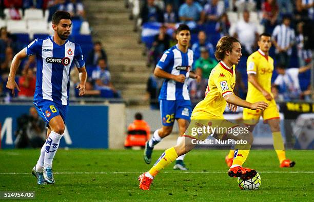 October 03- SPAIN: Alen Halilovic during the match between RCD Espanyol and Sporting de Gijon, corresponding at the week 7 of the spanish league,...