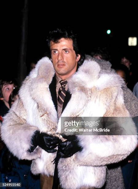 Sylvester Stallone Directing his new Movie STAYIN' ALIVE in New York City 1982