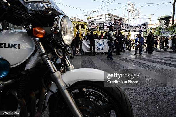 International Antiracism Day at Athens Syntagma Square. Thousands unite to celebrate International Day Against Racism on March 21, 2015.