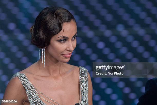 During the 66th Sanremo Music Festival on February 9, 2016.