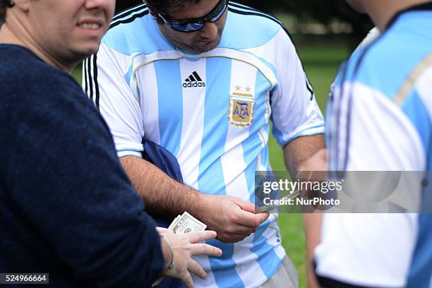 June. Ticket reseller asking 1000 dollars for each ticket before the match between Argentina and Nigeria, for the group F of the Fifa World Cup 2014,...