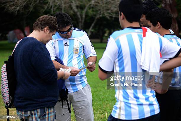 June. Ticket reseller asking 1000 dollars for each ticket before the match between Argentina and Nigeria, for the group F of the Fifa World Cup 2014,...