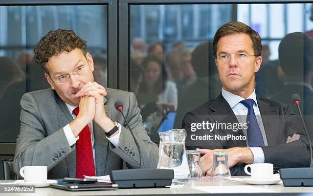 Members of parliament, minister of finance and Eurogroup president Jeroen Dijssebloem and prime minister Mark Rutte took part in a debate on Thursday...