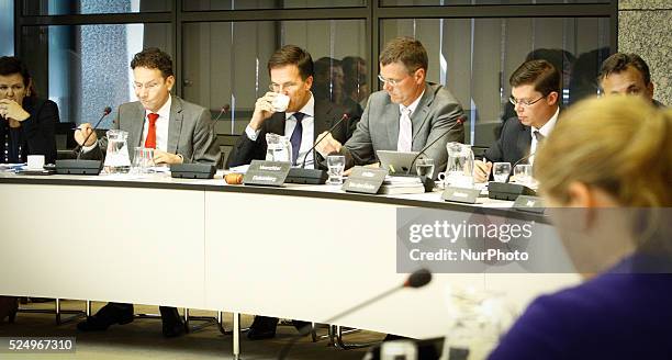 Members of parliament, minister of finance and Eurogroup president Jeroen Dijssebloem and prime minister Mark Rutte took part in a debate on Thursday...