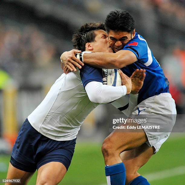 France's Francois Trinh-Duc during the Rugby union test match France vs. Samoa, on November 21, 2009 at the Stade de France in Saint-Denis, northern...