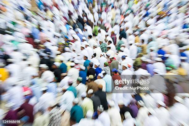 Muslims celebrating Eid al-Fitr which marks the end of the month of Ramadan, Eid al-Fitr is the end of Ramazan and the first day of the month of...
