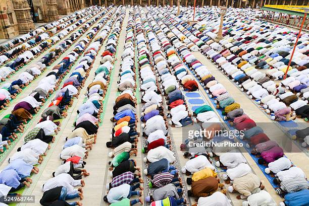 Muslims celebrating Eid al-Fitr which marks the end of the month of Ramadan, Eid al-Fitr is the end of Ramazan and the first day of the month of...