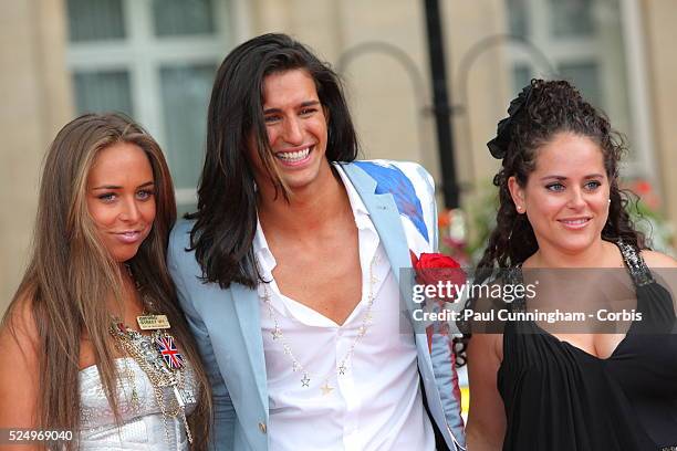 Entertainment - Ollie Locke and Chloe Green at the UK Film Premiere of HARRY POTTER AND THE DEATHLY HALLOWS - PART 2, Trafalgar Square, London 7 July...