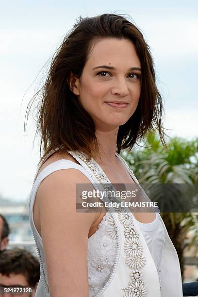 Asia Argento at the photo call for Dario Argento's Dracula 3D during the 65th Cannes International Film Festival.