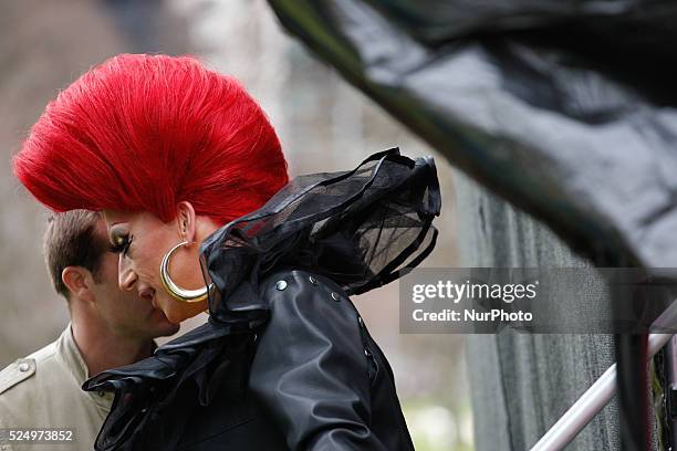 In The Hague on April 26, 2015 mayor Jozias van Aarsten unveiled the international LGBT monument, a monument for equal rights, diversity and respect....