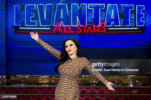 Olvido Gara attends 'Levantate All Star' photocall at Estudias Picasso on April 27, 2016 in Madrid.