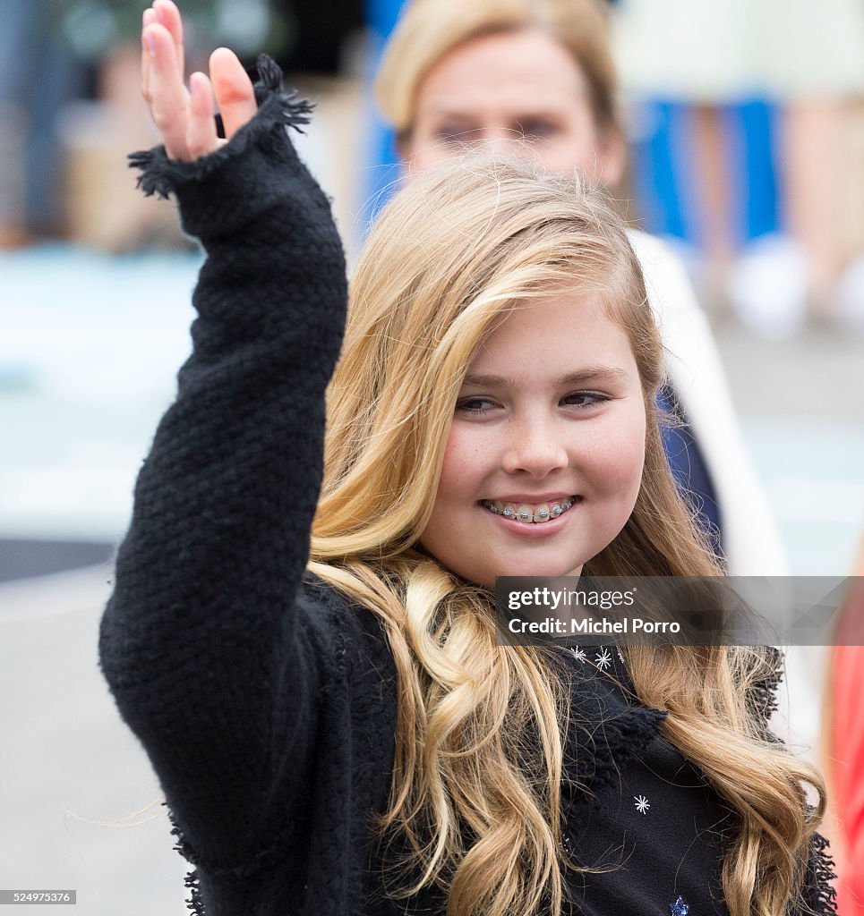 The Dutch Royal Family Attend King's Day