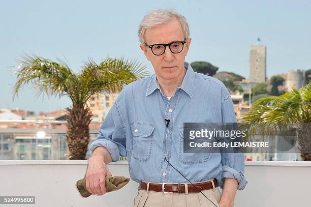 Woody Allen at the photo call for "Midnight in Paris" during the 64th Cannes International Film Festival.