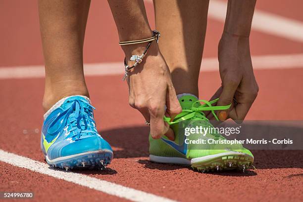 The Prefontaine Classic-2015-Nike track spikes.