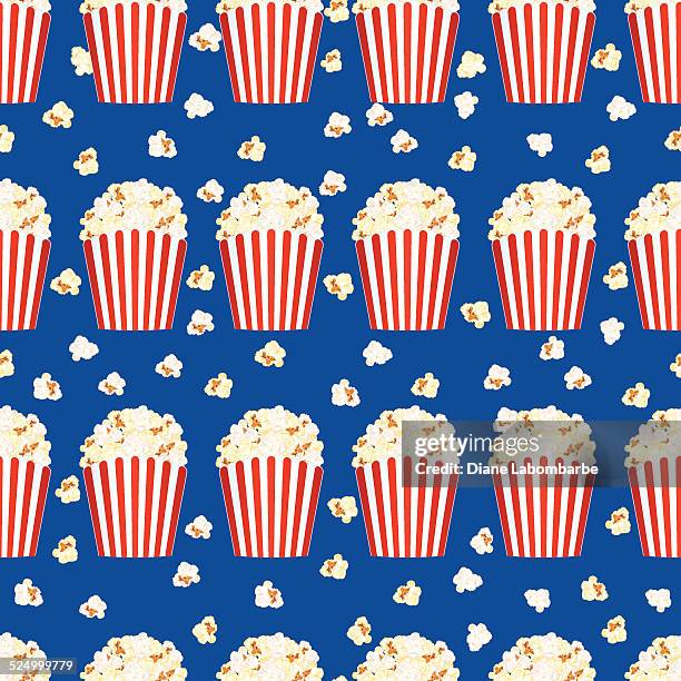 Simple Popcorn Background Pattern 115 Seamless Popcorn Pattern Stock Photos, High-Res Pictures, and ...