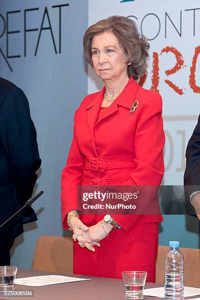 Queen Sofia attends 'Queen Sofia Against Drugs' awards ceremony at the Red Cross foundation building on December 9, 2014 in Madrid, Spain.