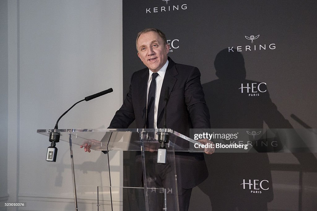 Kering SA Chief Executive Francois-Henri Pinault Attends Luxury Partnership Event At HEC Business School