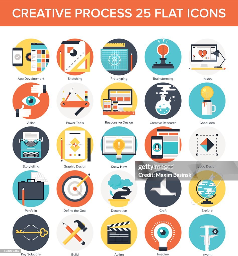 Creative Process Symbol Creative Process High-Res Vector Graphic - Getty Images