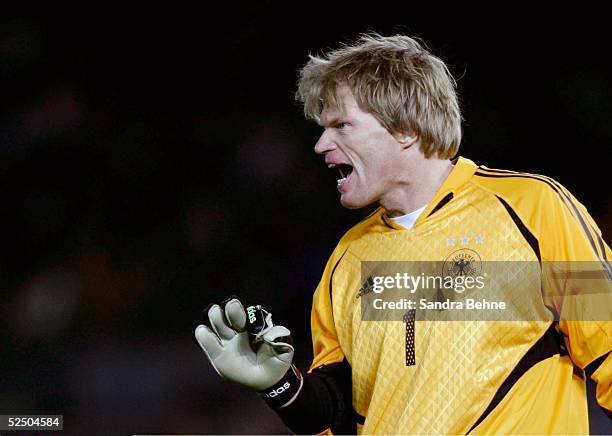 Fussball: Laenderspiel 2004, Yokohama; Japan 3; Torwart Oliver KAHN / GER 16.12.04.