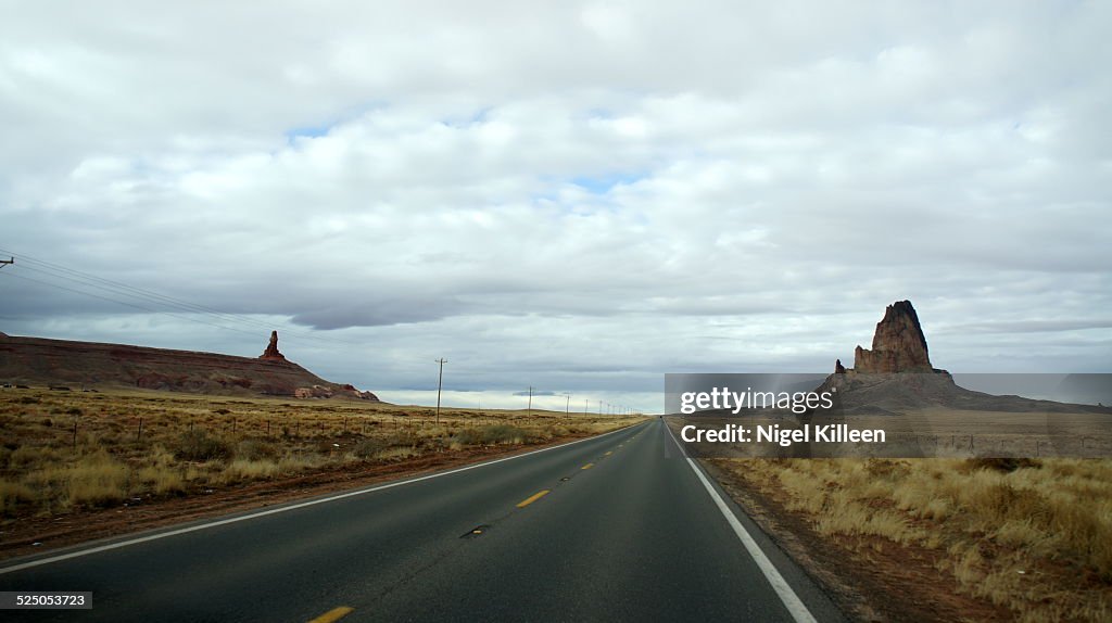 Highway to Monument valley