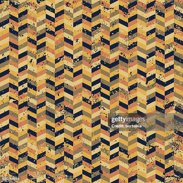 retro screen printed geometric pattern - same person getting older stock illustrations