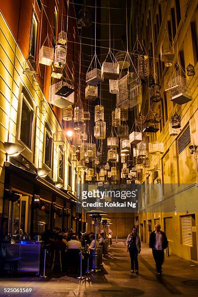 angel lane - sydney side street stock pictures, royalty-free photos & images