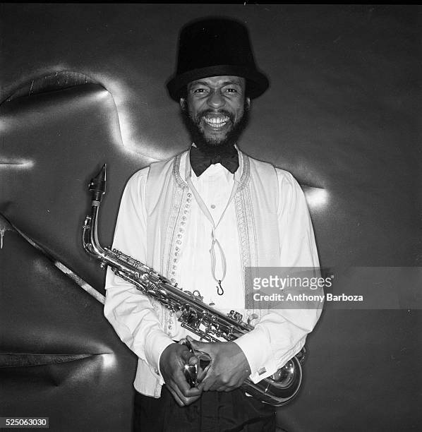 Portrait of American Jazz musician Henry Threadgill, New York, New York, 1980s.